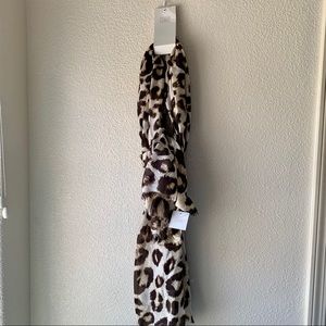 NWT 14th & Union Leopard Scarf/Wrap